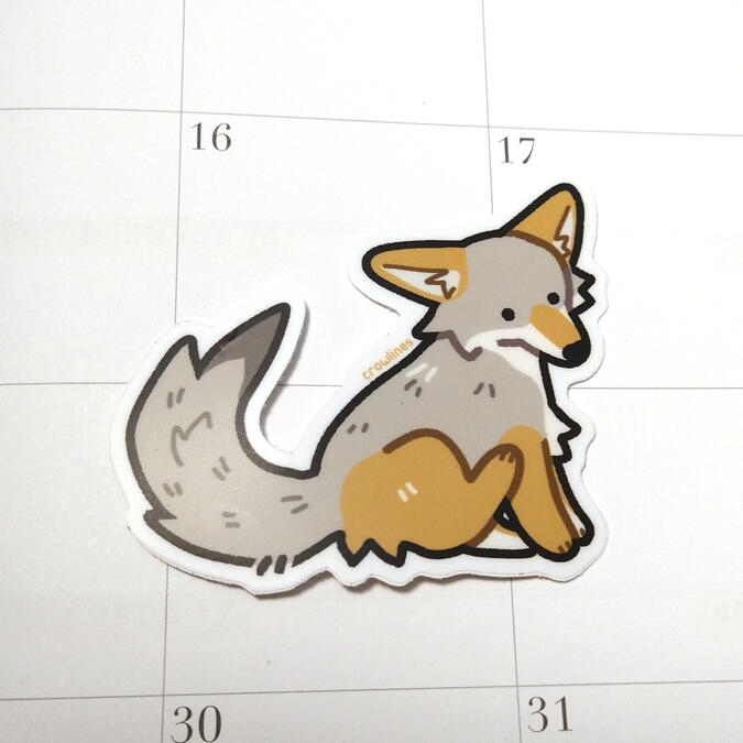 Coyote Sticker Coyote Sticker