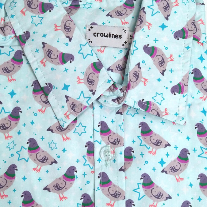 Pigeon Button Up Shirt
